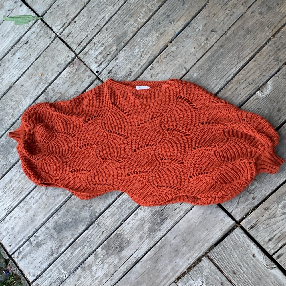 Elodie cropped chunky knit sweater xs